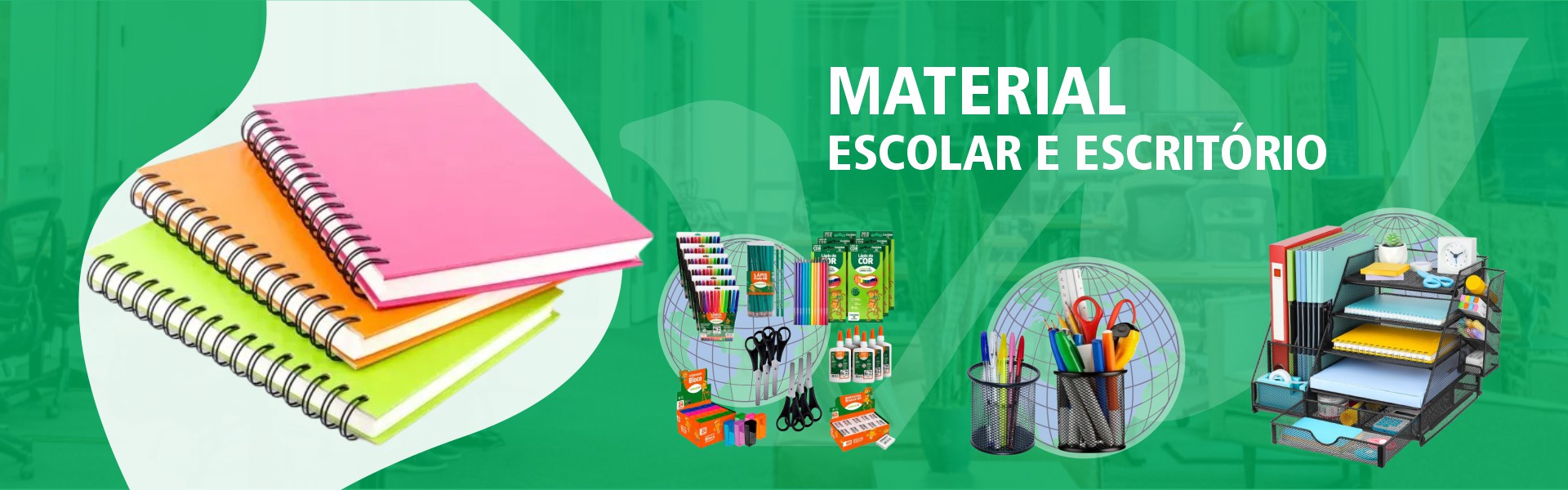 Material Escolar e Escritório