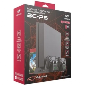 Base para Console PS4 com Carregador BC-PS4 C3TECH