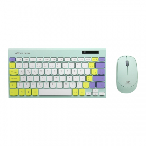 TECLADO E MOUSE SEM FIO K-W71