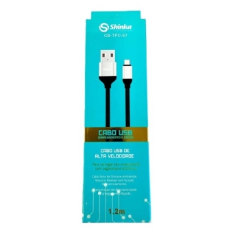 Cabo USB de Alta Velocidade Shinka (1.2m / CB-TPC-67)