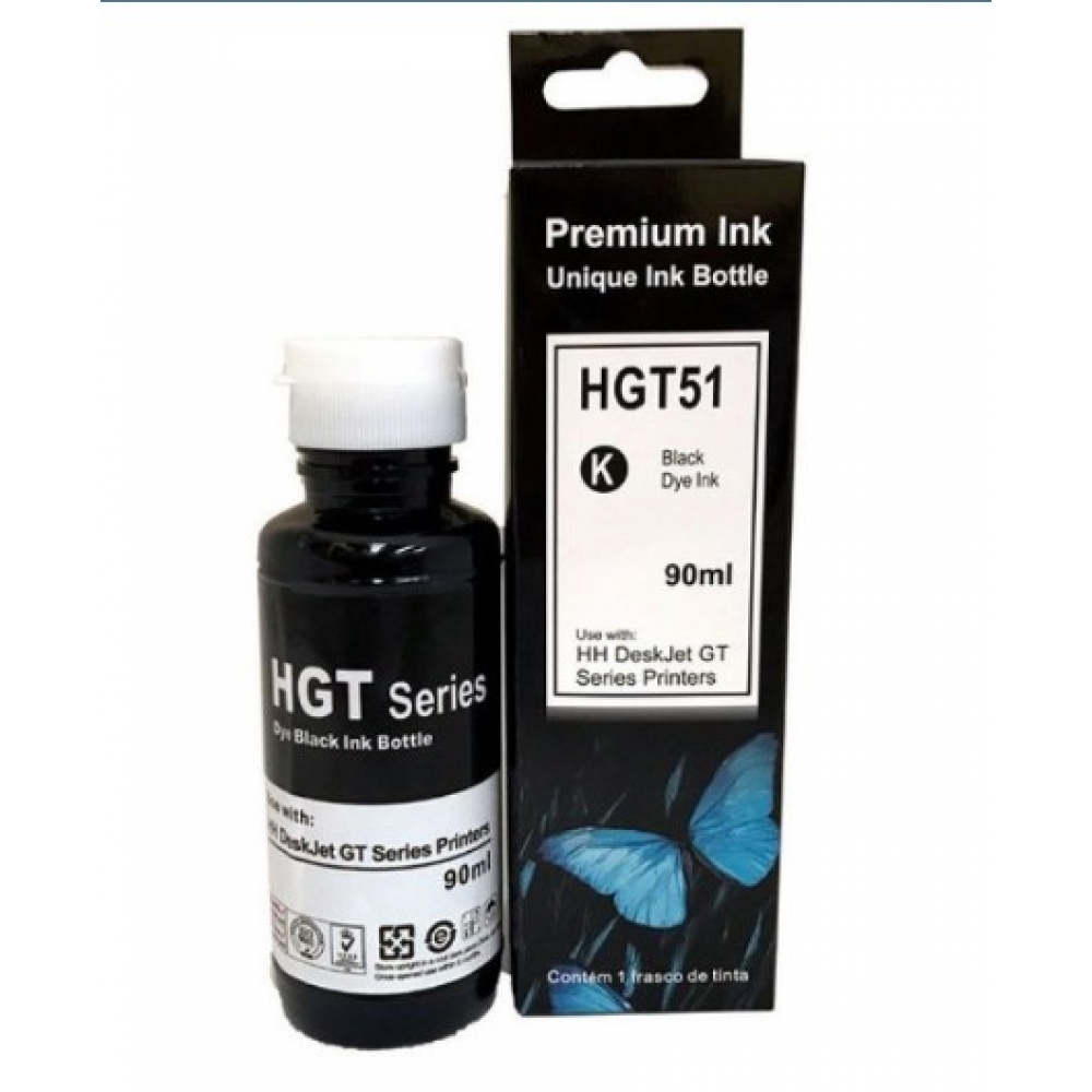 TINTA HP HGT51 BLACK PREMIUM INK COMPATIVEL 70ML