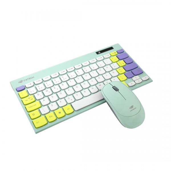 TECLADO E MOUSE SEM FIO K-W71