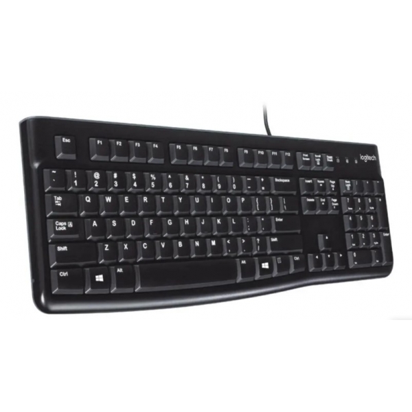 TECLADO COM FIO LOGITECH K120 USB - PRETO (ABNT2)