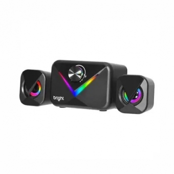CAIXA DE SOM MULTIMEDIA SPEAKER RGB BRIGHT