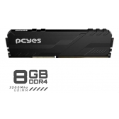 MEMÓRIA RAM GAMER PCYES 8GB DDR4 3200MHZ COM DISSIPADOR