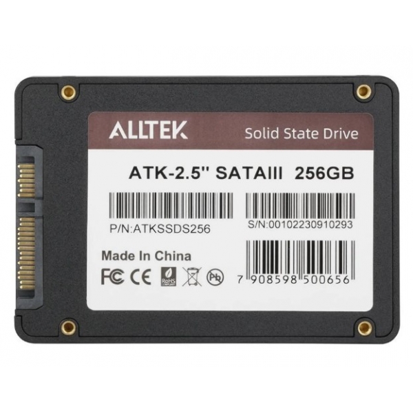 SSD ALLTEK 256GB SATA III 2.5