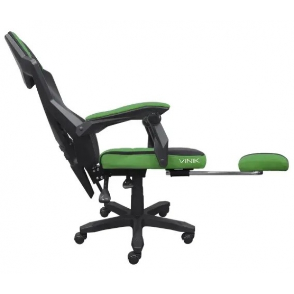 CADEIRA GAMER ROCKET PRETA COM VERDE