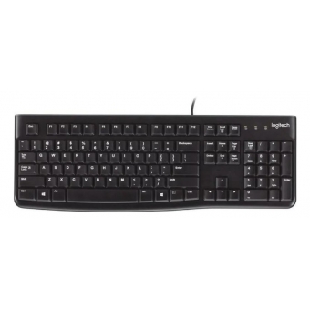 TECLADO COM FIO LOGITECH K120 USB - PRETO (ABNT2)