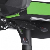 CADEIRA GAMER ROCKET PRETA COM VERDE