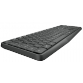 COMBO TECLADO E MOUSE SEM FIO LOGITECH MK235 PRETO