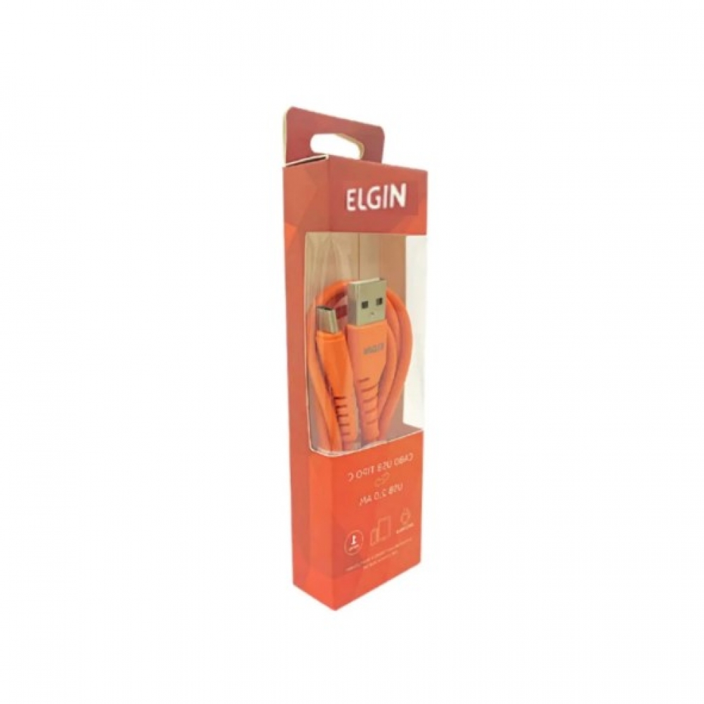 Cabo USB Tipo C Elgin (1m / USB 2.0 AM)