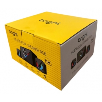 CAIXA DE SOM MULTIMEDIA SPEAKER RGB BRIGHT