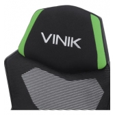 CADEIRA GAMER ROCKET PRETA COM VERDE