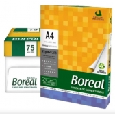 PAPEL BOREAL A4 BRANCO 500 FOLHAS 75G