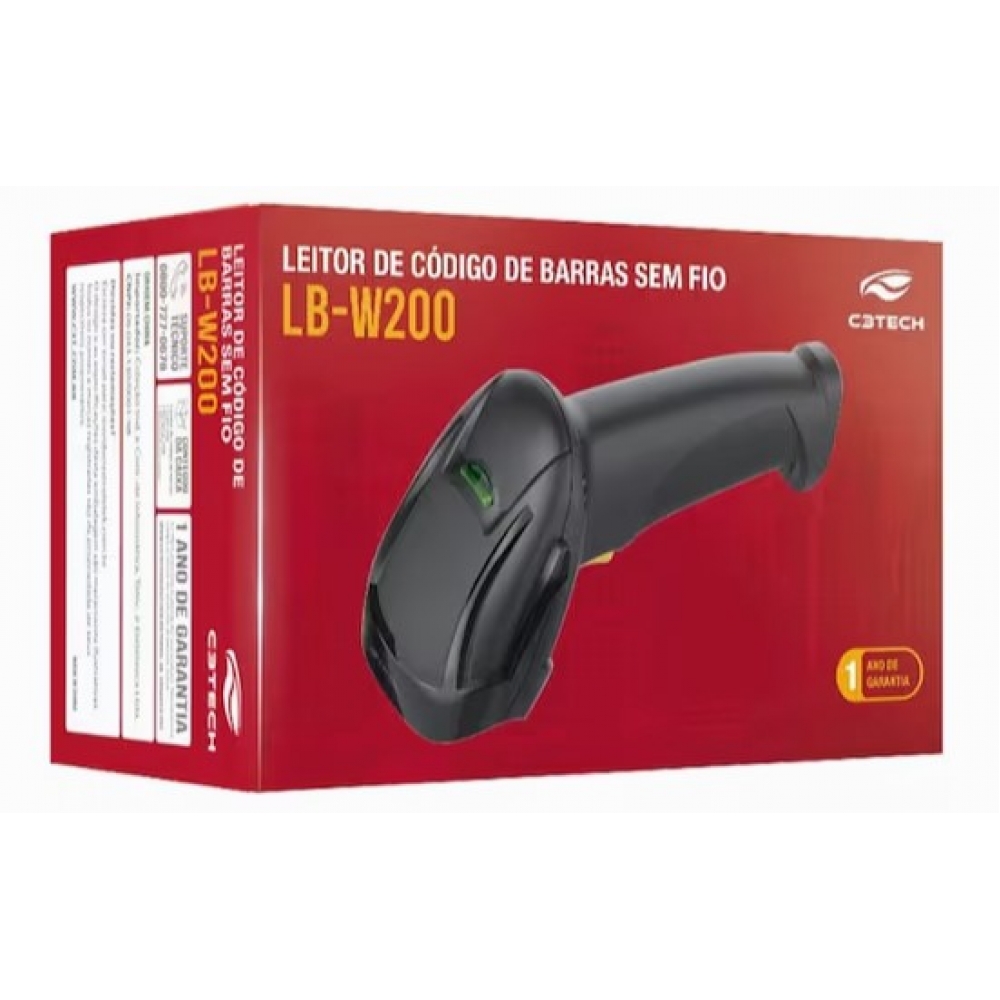 LEITOR DE CODIGO DE BARRAS  SEM FIO LB-W200