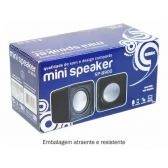 Caixa de Som para PC e Notebook K-Mex Mini Speaker SP-8900 USB