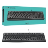 TECLADO COM FIO LOGITECH K120 USB - PRETO (ABNT2)