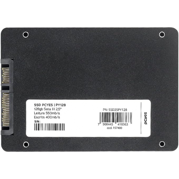 SSD PCYES 128GB SATA III 2.5