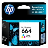 CARTUCHO DE TINTA COLORIDO HP 664