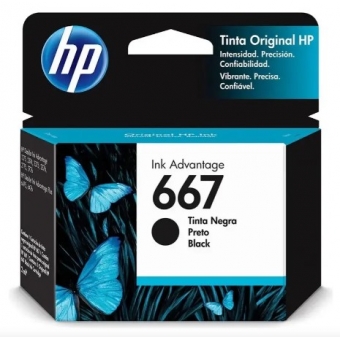 CARTUCHO DE TINTA  HP 667 PRETO