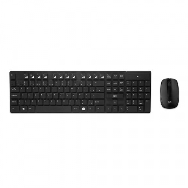 TECLADO E MOUSE SEM FIO CS300