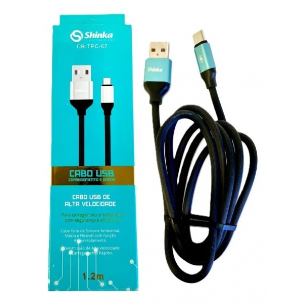 Cabo USB de Alta Velocidade Shinka (1.2m / CB-TPC-67)