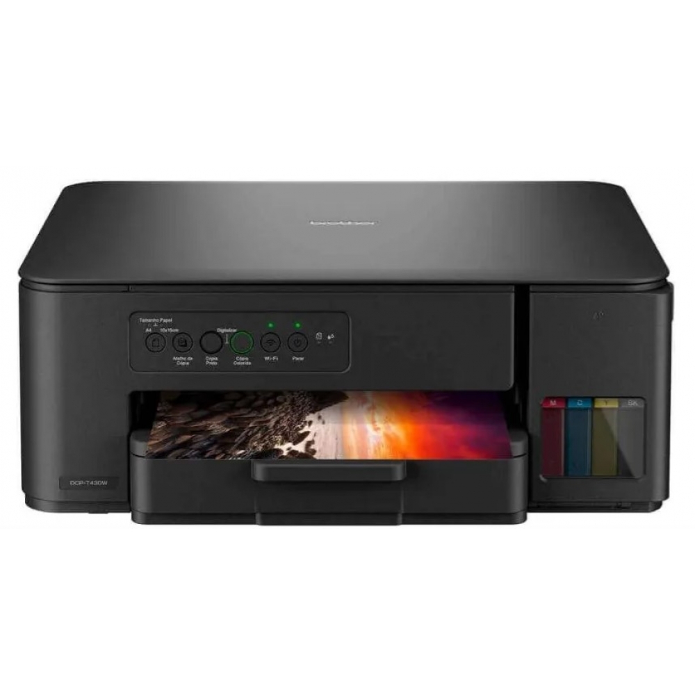 IMPRESSORA BROTHER MULTIFUNCIONAL ECOTANK DCP T430W