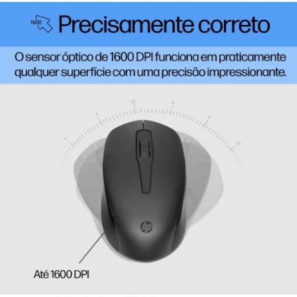 COMBO TECLADO E MOUSE SEM FIO HP 330 WIRELESS